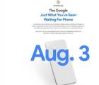 Google挑逗Pixel 4a于8月3日发布