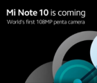 小米复兴了Mi Note系列 推出了具有108MP penta相机设置的Mi Note 10