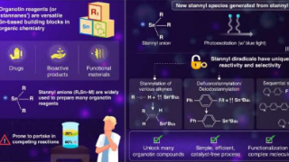 光激发的苯乙烯基阴离子非常适合产生有机锡化合物
