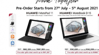 华为Malaysia宣布推出MatePad11预购从RM1999起