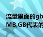 流量里面的gb及mb代表什么（流量中的KB,MB,GB代表的是什么）