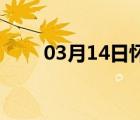 03月14日怀安24小时天气实时预报