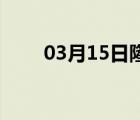 03月15日隆尧24小时天气实时预报