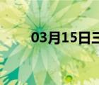 03月15日三河24小时天气实时预报