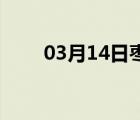 03月14日枣强24小时天气实时预报