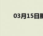 03月15日肥乡24小时天气实时预报