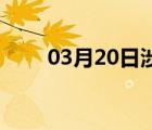 03月20日涉县24小时天气实时预报