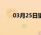 03月25日望都24小时天气实时预报