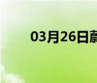 03月26日蔚县24小时天气实时预报