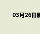 03月26日肥乡24小时天气实时预报