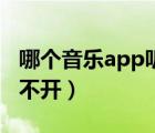 哪个音乐app听歌不要会员（不要音乐app打不开）