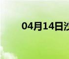 04月14日沙河24小时天气实时预报