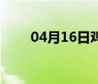 04月16日鸡泽24小时天气实时预报