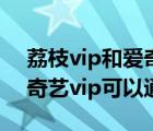 荔枝vip和爱奇艺有什么区别（荔枝vip和爱奇艺vip可以通用吗）