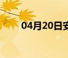 04月20日安国24小时天气实时预报