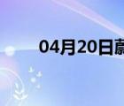 04月20日蔚县24小时天气实时预报