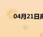 04月21日高阳24小时天气实时预报