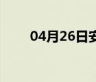 04月26日安平24小时天气实时预报