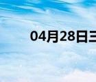 04月28日三河24小时天气实时预报