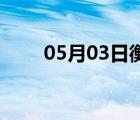 05月03日衡水24小时天气实时预报