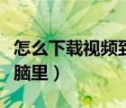 怎么下载视频到电脑上呢（怎么下载视频到电脑里）