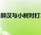 醉汉与小树对打12秒被KO三次 这是什么场面