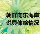 朝鲜向东海岸方向发射不明飞行物 官方怎么说具体啥情况