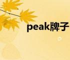 peak牌子（匹克PEAK品牌介绍）