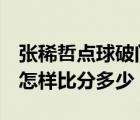 张稀哲点球破门 中国队VS中国香港赛事经过怎样比分多少