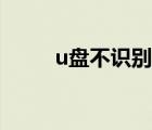 u盘不识别修复工具（u盘不识别）