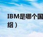 IBM是哪个国家的品牌（IBM服务器品牌介绍）