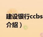 建设银行ccbsd什么意思（建设银行ccb品牌介绍）