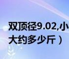 双顶径9.02,小孩有多少斤（双顶径9.6的孩子大约多少斤）