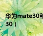 华为mate30和mate30pro区别（华为mate30）