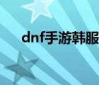 dnf手游韩服打不开（dnf打不开游戏）