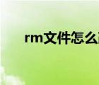 rm文件怎么改成mp4文件（rm文件）