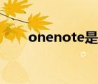 onenote是什么（onenote是什么）