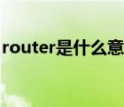 router是什么意思中文（router是什么意思）