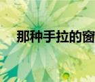 那种手拉的窗帘叫什么（那种手机好用）