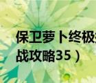 保卫萝卜终极挑战35攻略视频（保卫萝卜挑战攻略35）