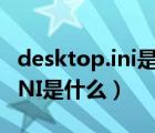 desktop.ini是什么格式的文件（DESKTOP INI是什么）