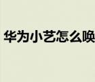 华为小艺怎么唤醒不了（华为小艺怎么唤醒）