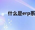 什么是erp系统百科（什么是erp系统）