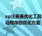 xp注册表优化工具（如何加快运行XP注册表优化方案和驱动程序的优化方案）