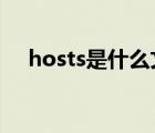 hosts是什么文件（host文件存放位置）