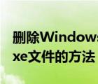 删除Windows（Search和searchindexer.exe文件的方法）