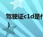 驾驶证c1d是什么证（驾驶证c1d是什么意思）