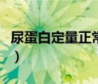 尿蛋白定量正常值参考表（尿蛋白定量正常值）