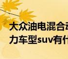 大众油电混合动力车型suv（大众油电混合动力车型suv有什么）