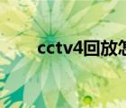 cctv4回放怎么看（cctv4回看播放）